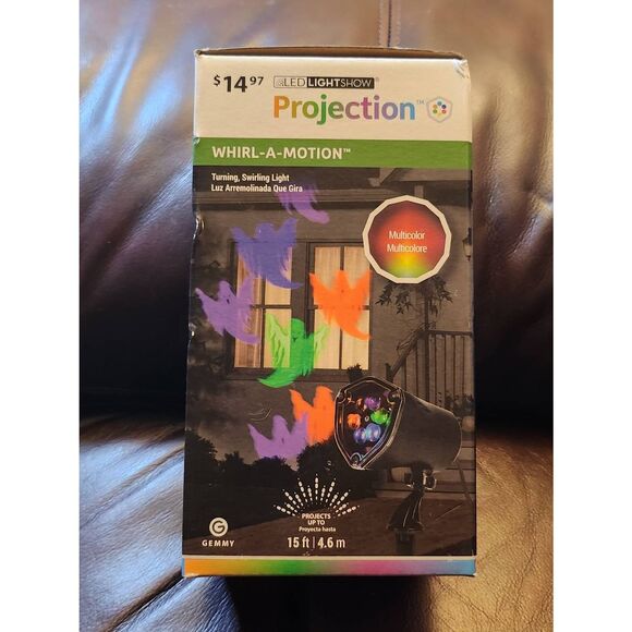 Gemmy Halloween SpotLight Kaleidoscope LED Projection Swirling Lighting Effect - Picture 4 of 5